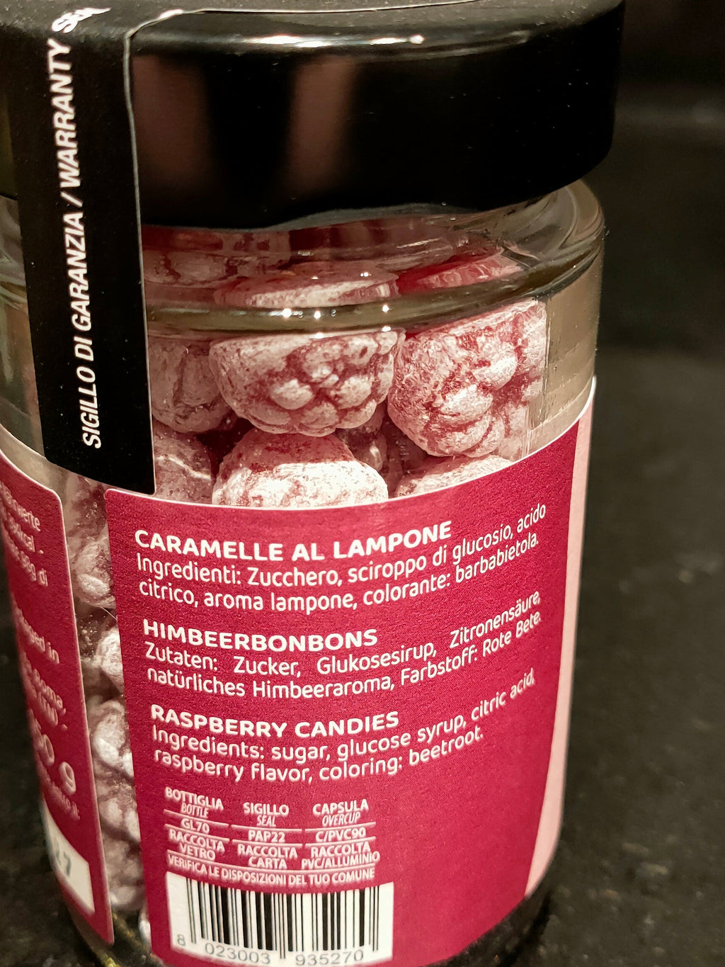 CARAMELLE AL LAMPONE