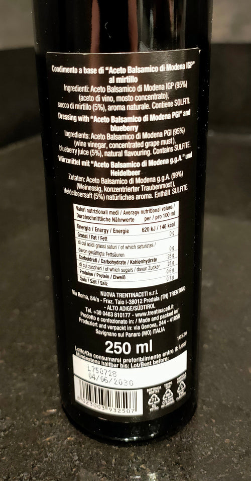 ACETO BALSAMICO AL MIRTILLO