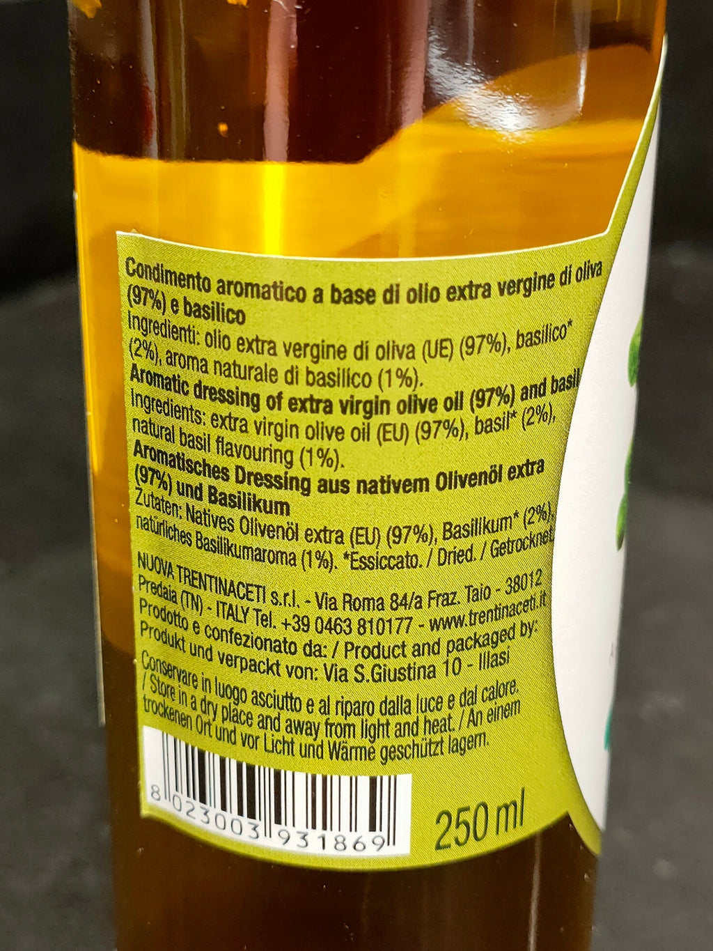 OLIO AL BASILICO
