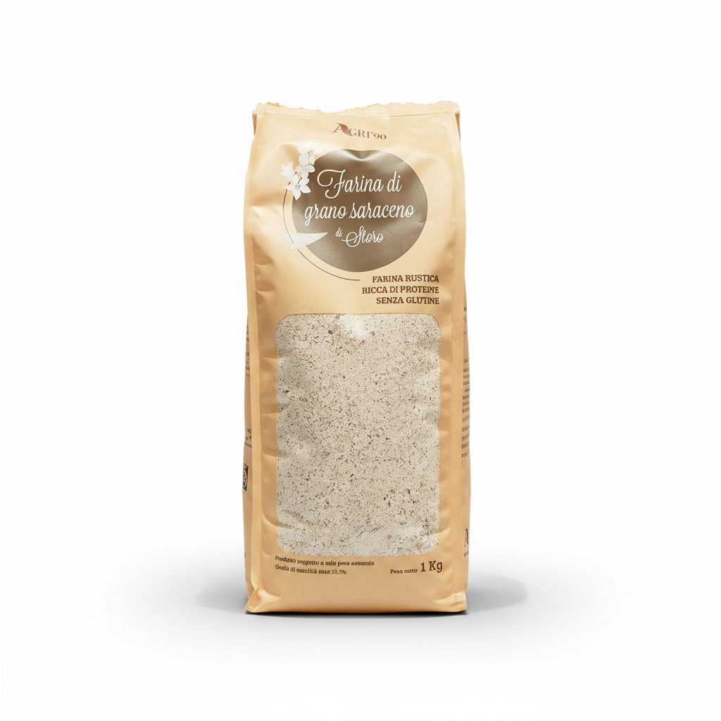 Farina di Grano Saraceno di Storo - Sfondo Bianco 1:1
