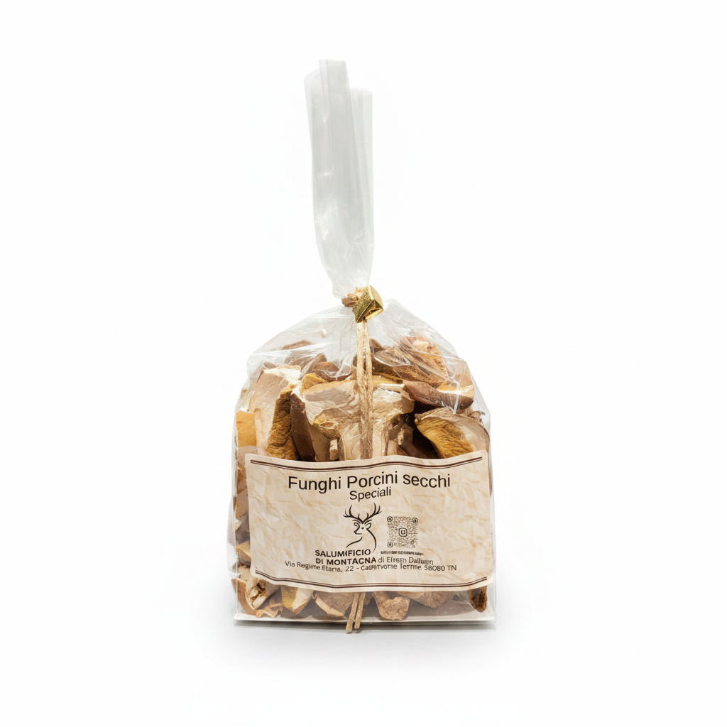 Funghi Porcini Secchi 50g - Sfondo Bianco 1:1