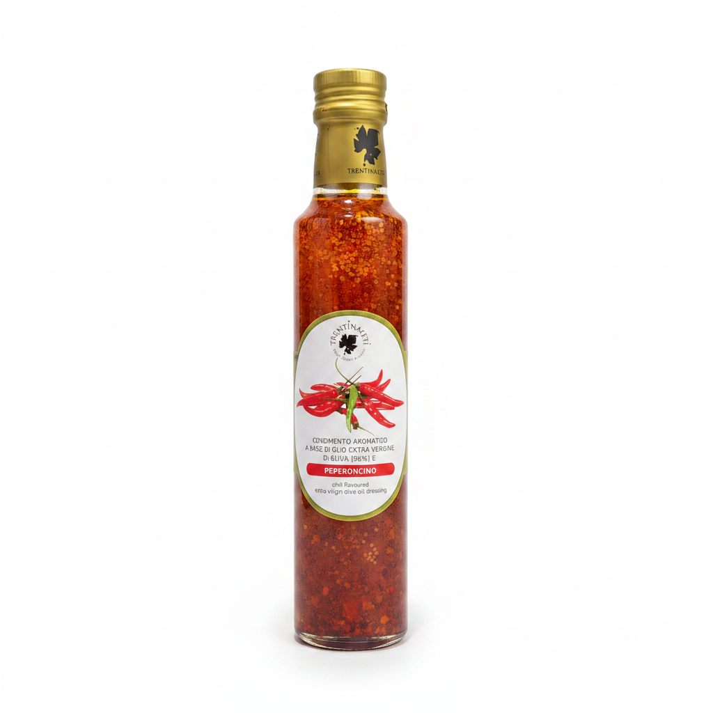 Olio al Peperoncino - Sfondo Bianco 1:1