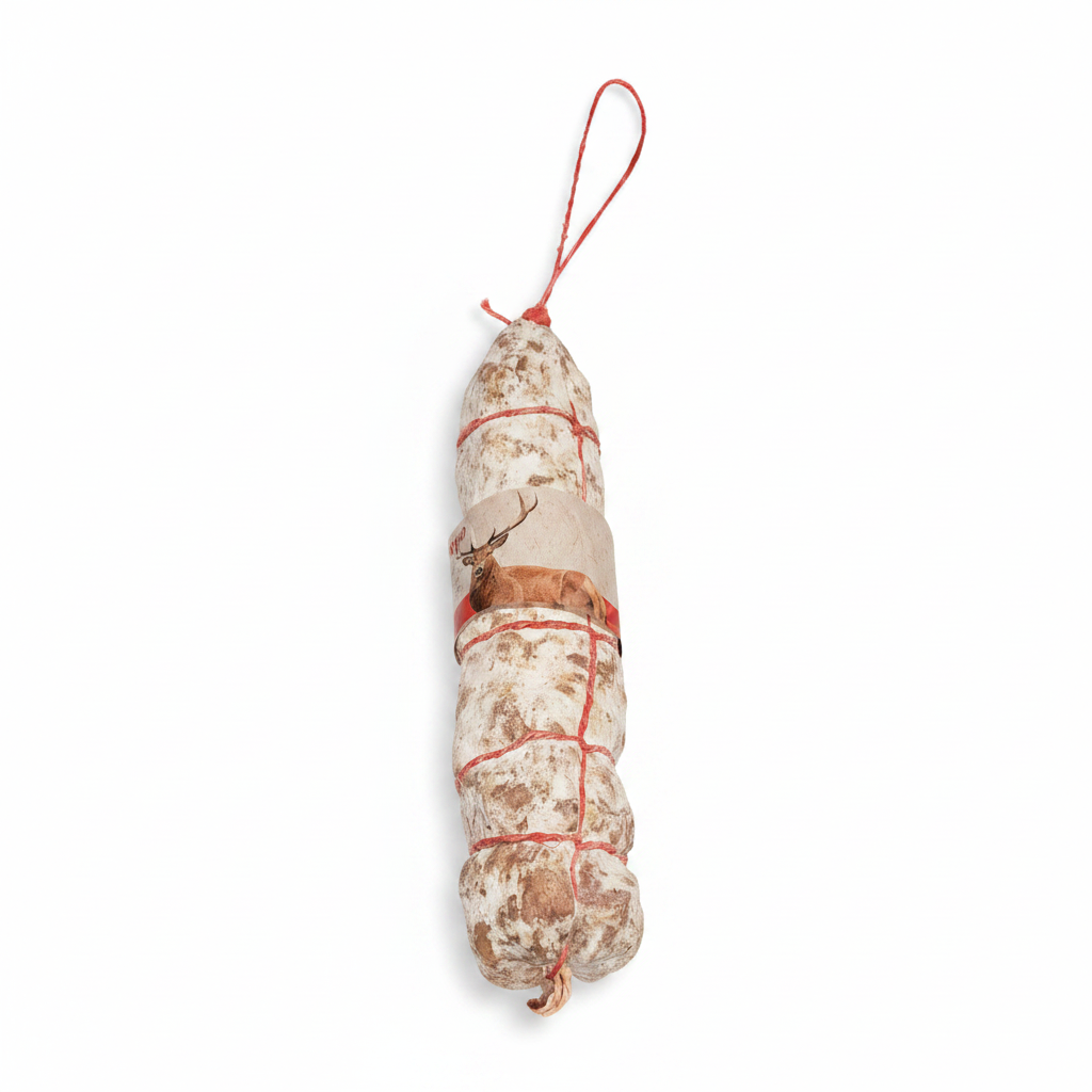 Salame con Cervo — sfondo bianco 1:1