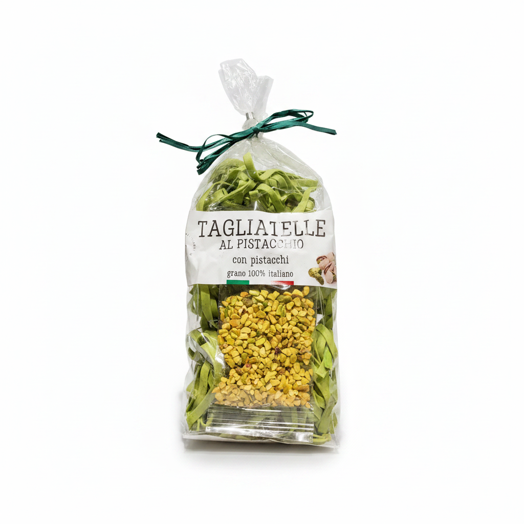Tagliatelle al Pistacchio - Sfondo Bianco 1:1